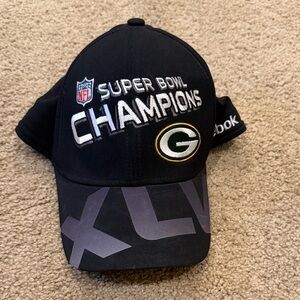 Reebok Black Super Bowl Champions Cap